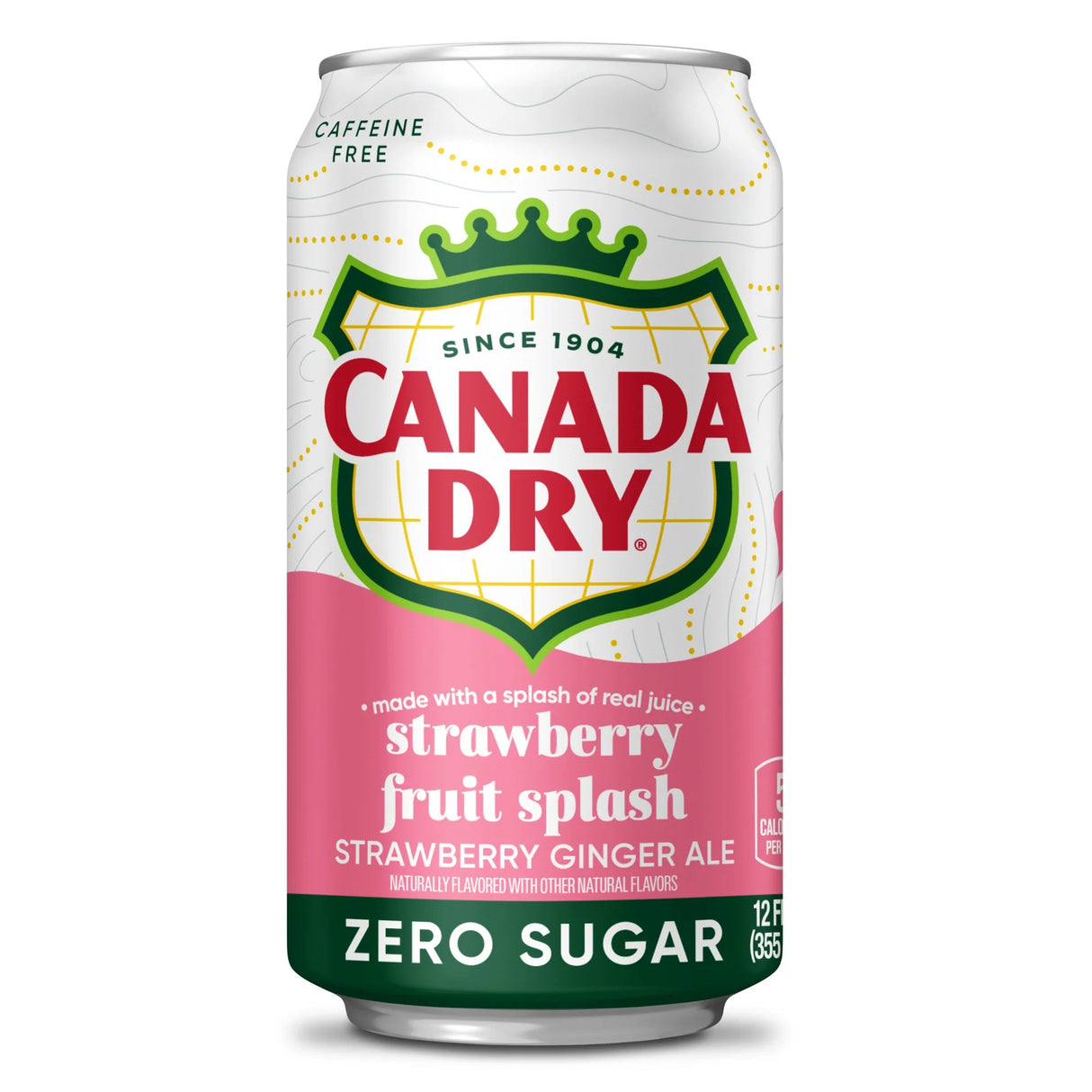 Canada Dry Strawberry Fruit Splash Zero Sugar