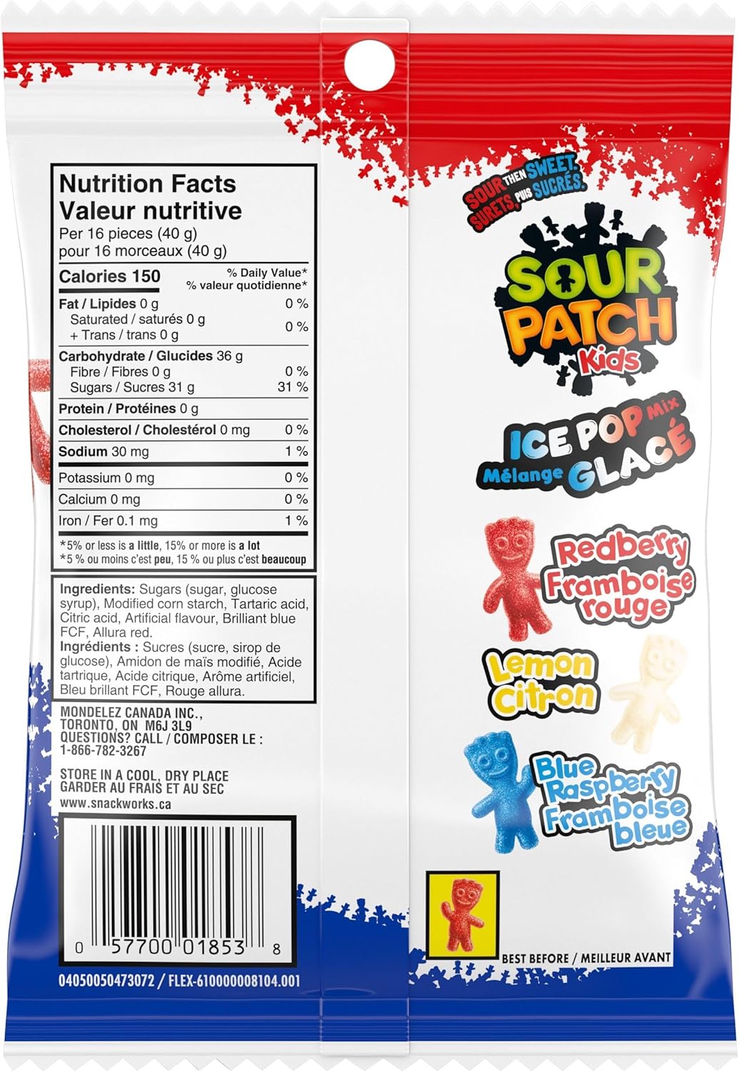 Sour Patch Kids Ice Pop Mix