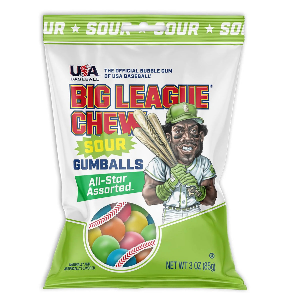 Big League Chew Sour Gumballs