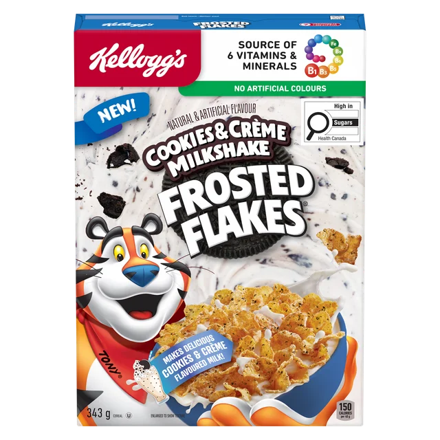 Frosted Flakes Cookies & Crème Milkshake