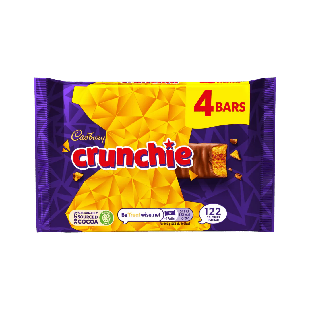 Cadbury Crunchie 4 Pack -UK