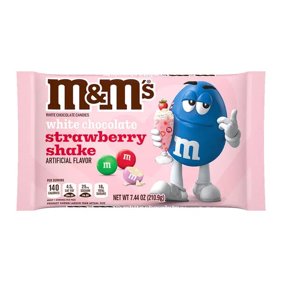 M&M's White Chocolate Strawberry Shake