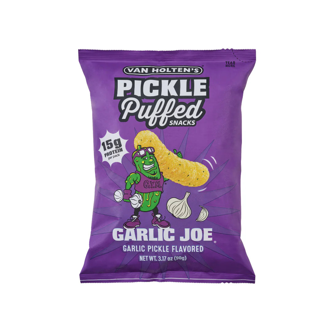 Van Holten's Garlic Joe Pickle Puffed Snacks