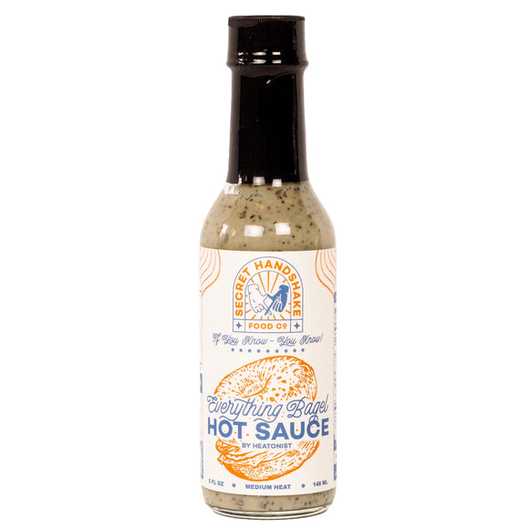 Secret Handshake Food Co Everything Bagel Hot Sauce