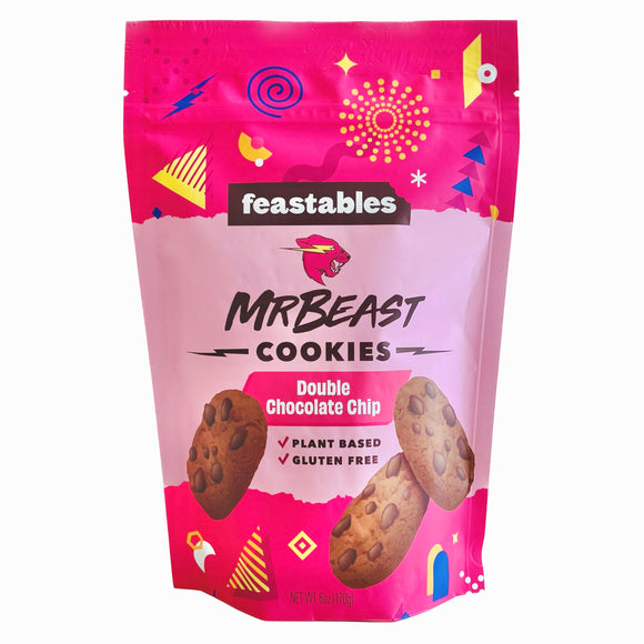 Feastables MrBeast Double Chocolate Chip Cookies
