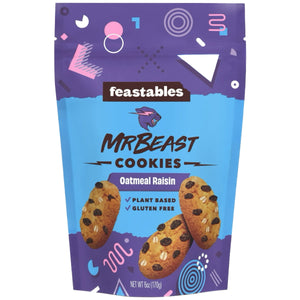 Feastables MrBeast Oatmeal Raisin Cookies