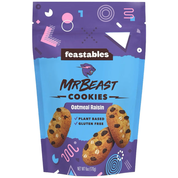 Feastables MrBeast Oatmeal Raisin Cookies