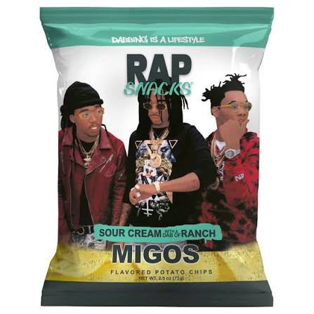 Rap Snacks Migos Sour Cream With Ranch