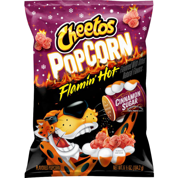 Cheetos Flamin’ Hot Cinnamon Sugar Popcorn