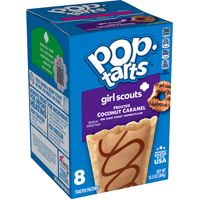 Pop-Tarts Girl Scouts Frosted Coconut Caramel