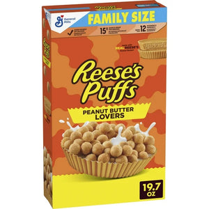 Reese's Puffs Peanut Butter Lovers Family Size
