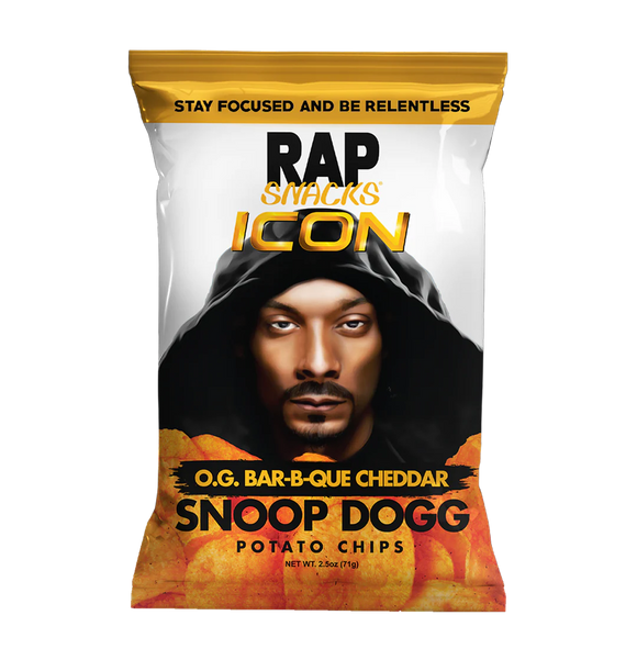 Rap Snacks Snoop Dog O.G. Bar-B-Que Cheddar