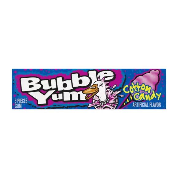 Bubble Yum Cotton Candy Bubble Gum
