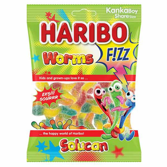 Haribo Fizz Worms-Turkey