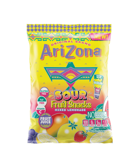 Arizona Sour Mixed Lemonade Fruit Snacks