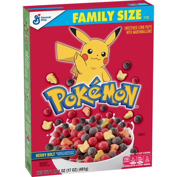 Pokémon Berry Bolt Family Size Cereal