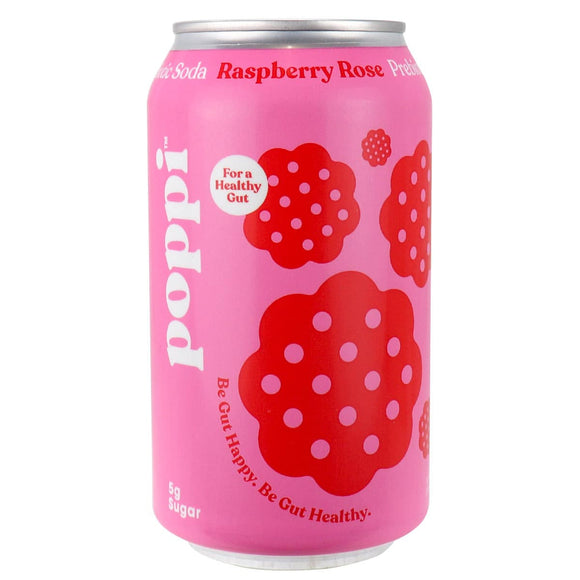 Poppi Prebiotic Soda Raspberry Rose