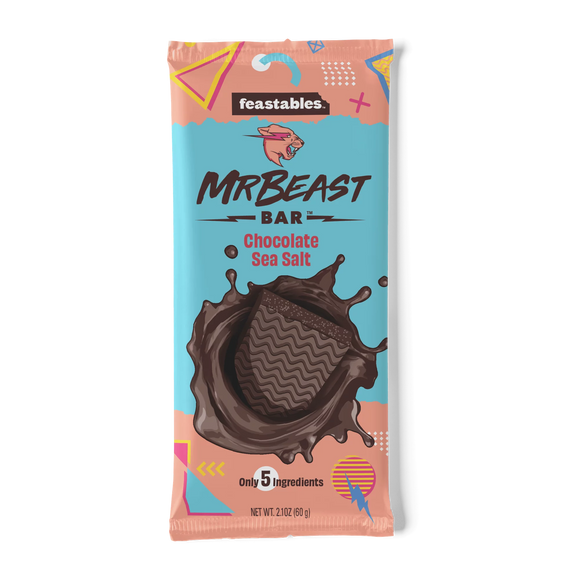 Feastables MrBeast Chocolate Sea Salt Bar