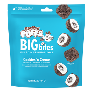 Stuffed Puffs Big Bites Cookies ‘n Creme