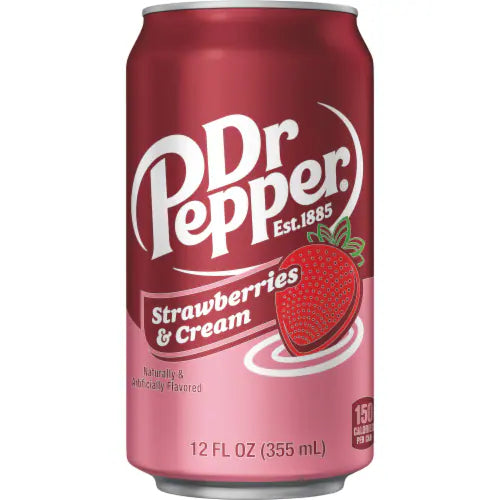 Dr Pepper Strawberries & Cream So Sweet Canada