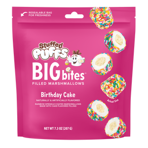 Stuffed Puffs Big Bites Birthday Cake