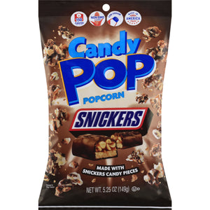Candy Pop Popcorn with Snickers