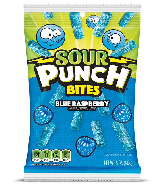Sour Punch Bites Blue Raspberry