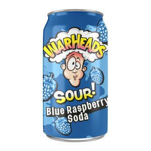 Warheads Sour Blue Raspberry Soda